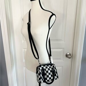 Unbranded Checker Crossbody Bag - NWOT- 80’s Skater Style